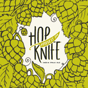 Hop Knife Harvest IPA logo.