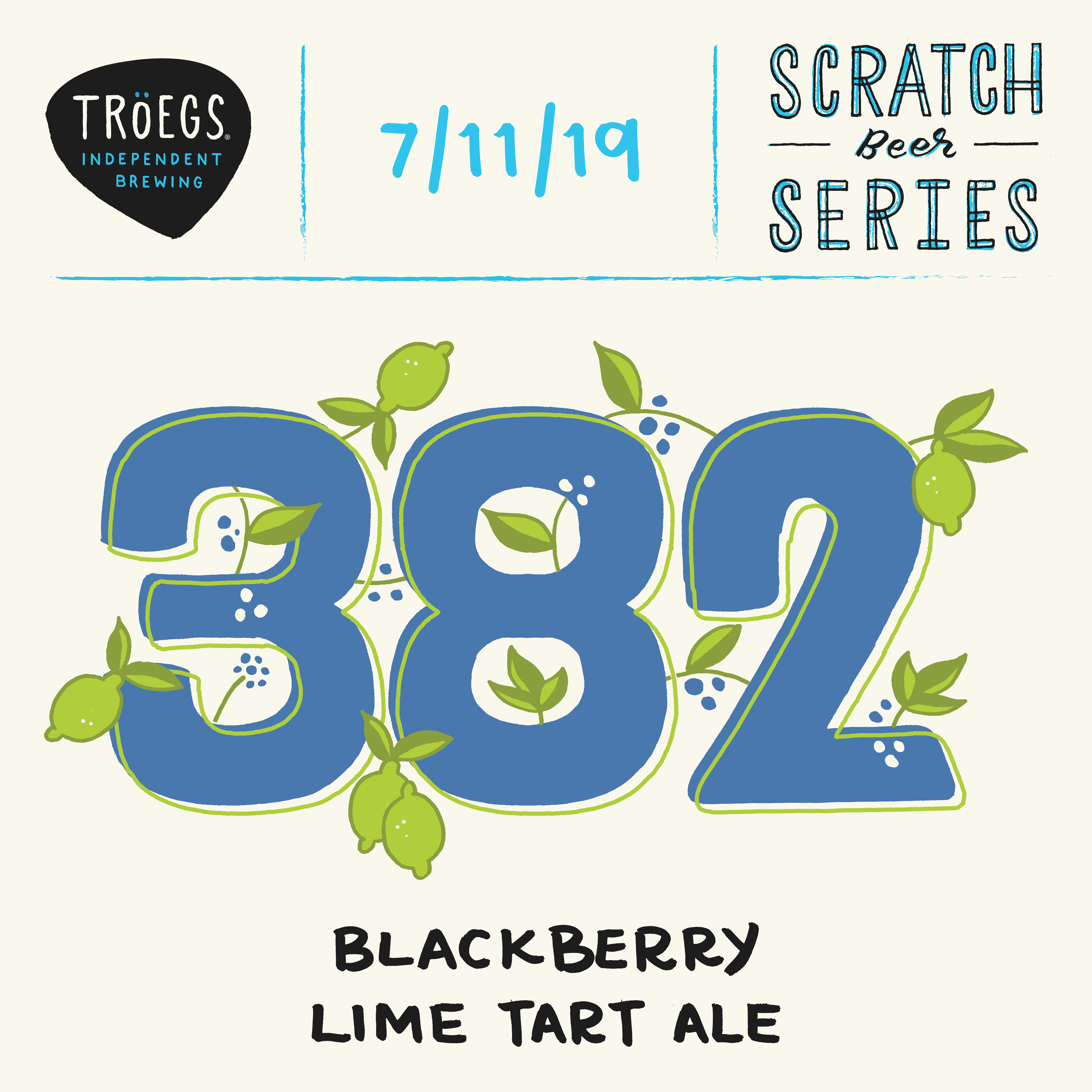 Multiple Beer Reviews: Scratch 382 - Blackberry Lime Tart 