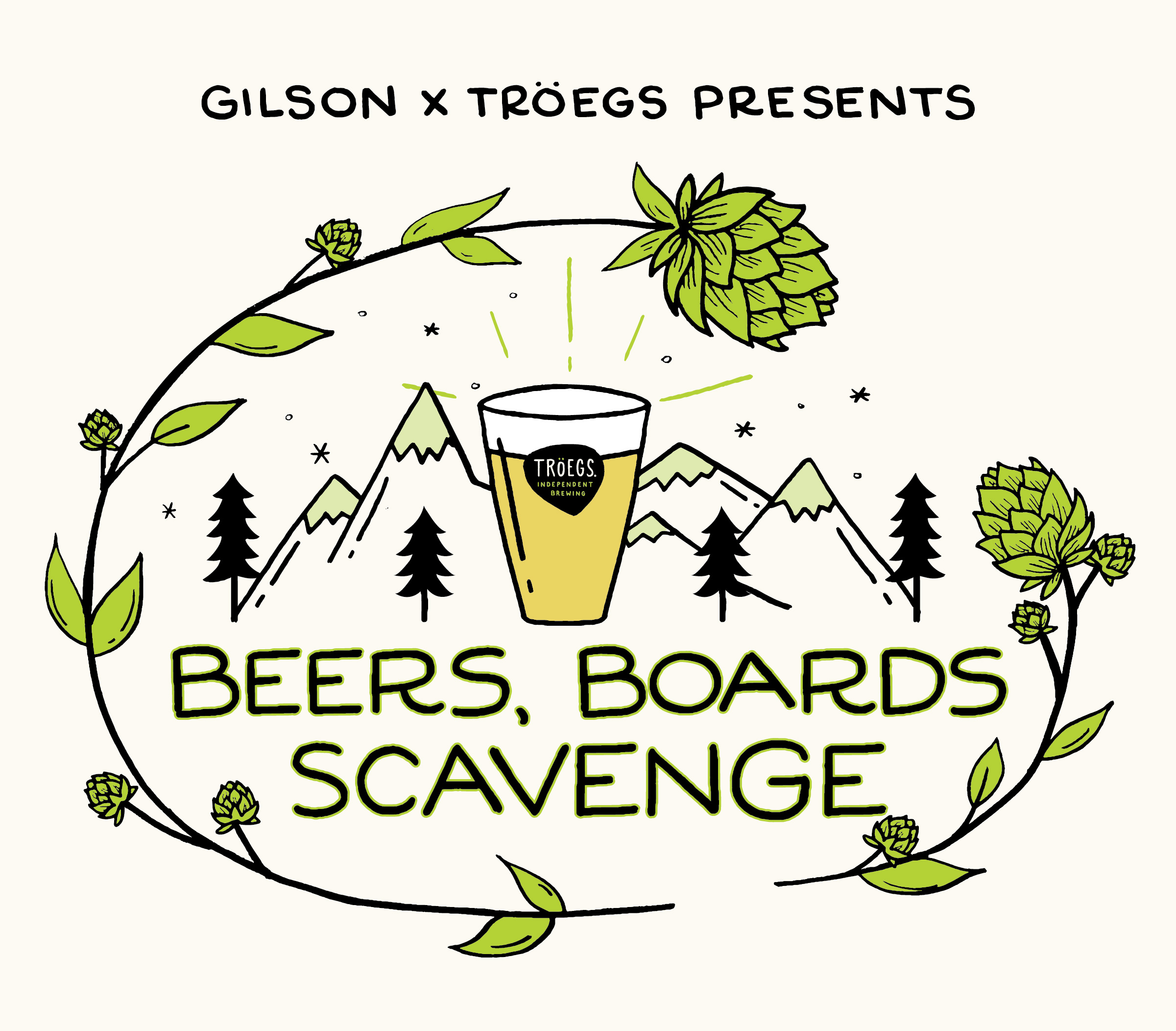 Gilson & Tröegs Presents: Beers, Boards & Scavenge @ Montage Mountain Resorts