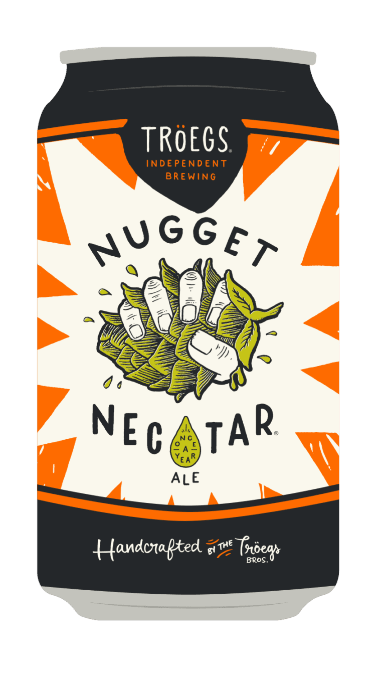 Nugget Nectar 12oz Can Illustrated Tröegs Independent Brewing