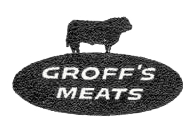 Groff's Meats logo.