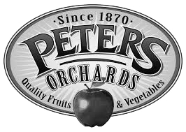 Peters Orchards logo.