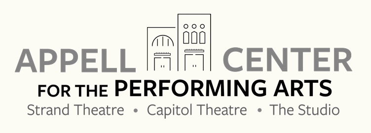 Appell Center for the Performing Arts logo.