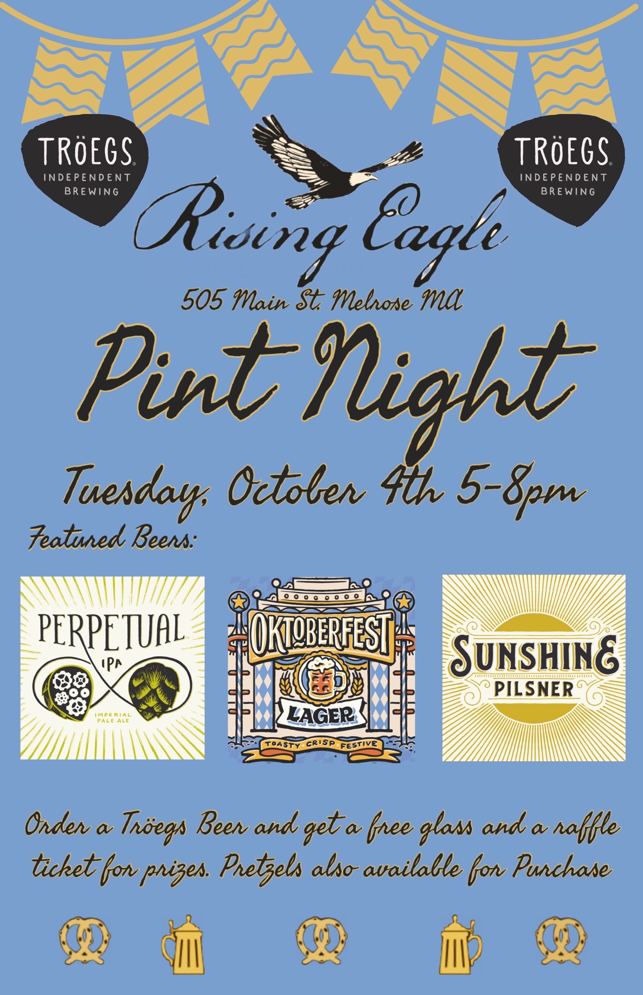 Tröegs Pint Night @ Rising Eagle Publick House