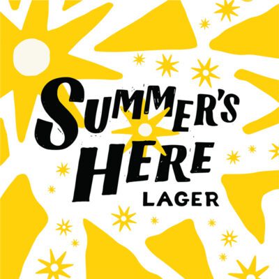 Summer's Here Lager logo.
