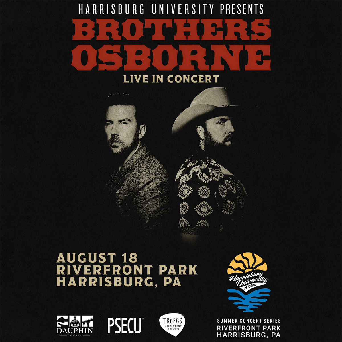 Harrisburg University Summer Concert Series presents Brothers Osborne