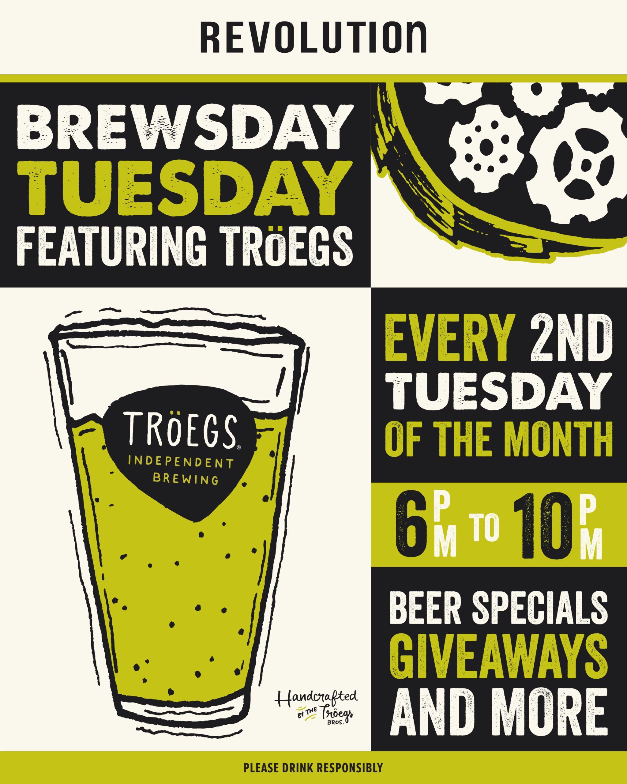 Brewsday Tuesday with Tröegs @ Revolution