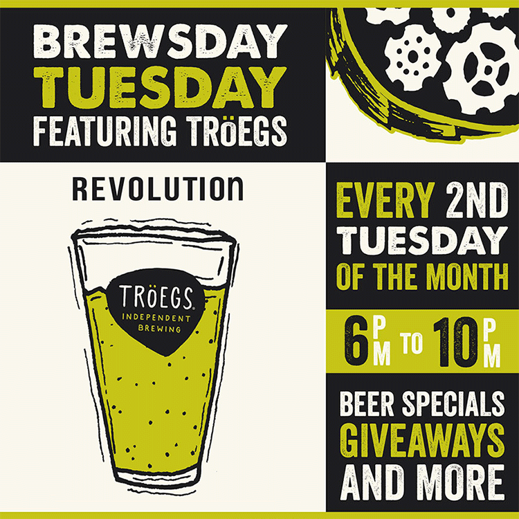 Brewsday Tuesday with Tröegs @ Revolution
