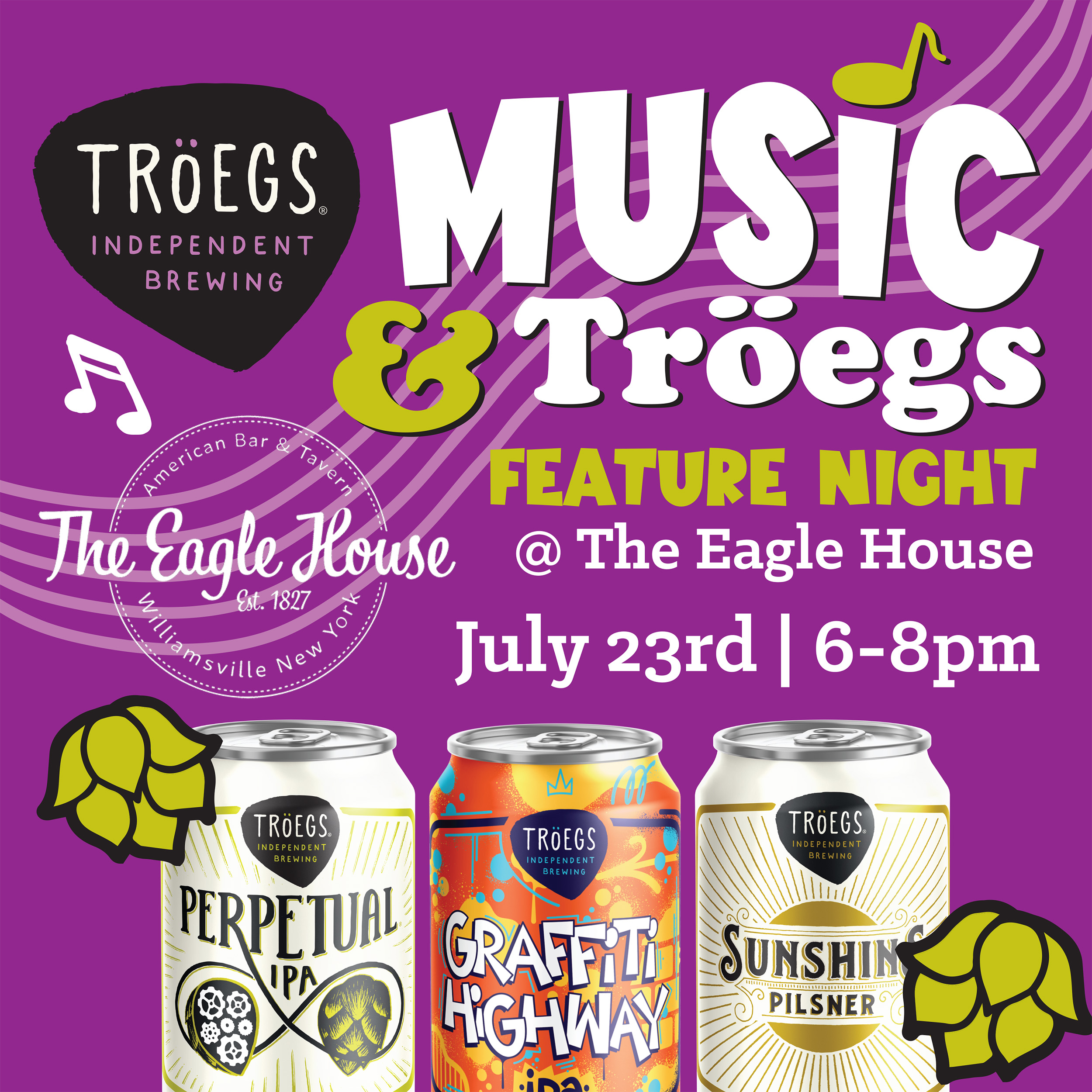 Music + Tröegs @ Eagle House