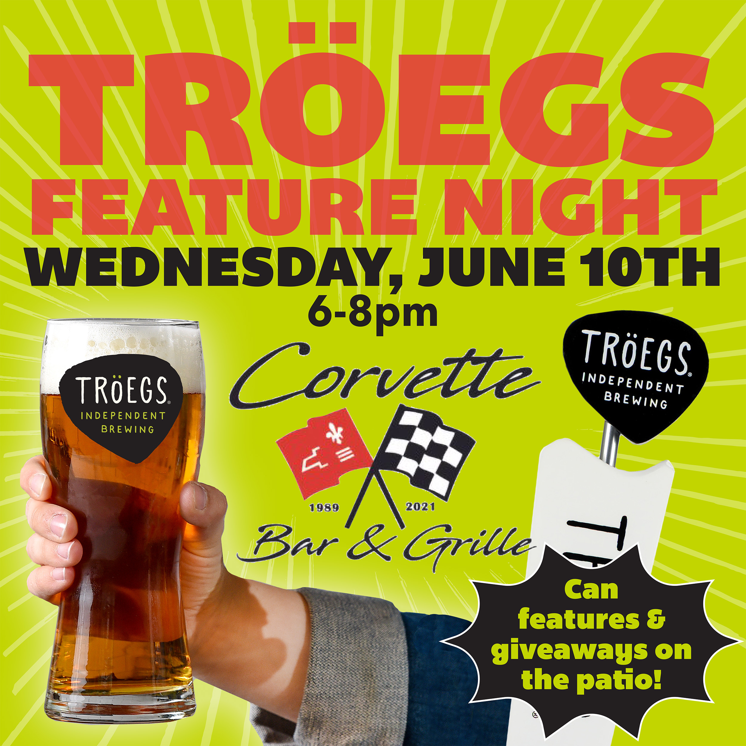 Tröegs Patio Party @ Corvette Bar & Grill