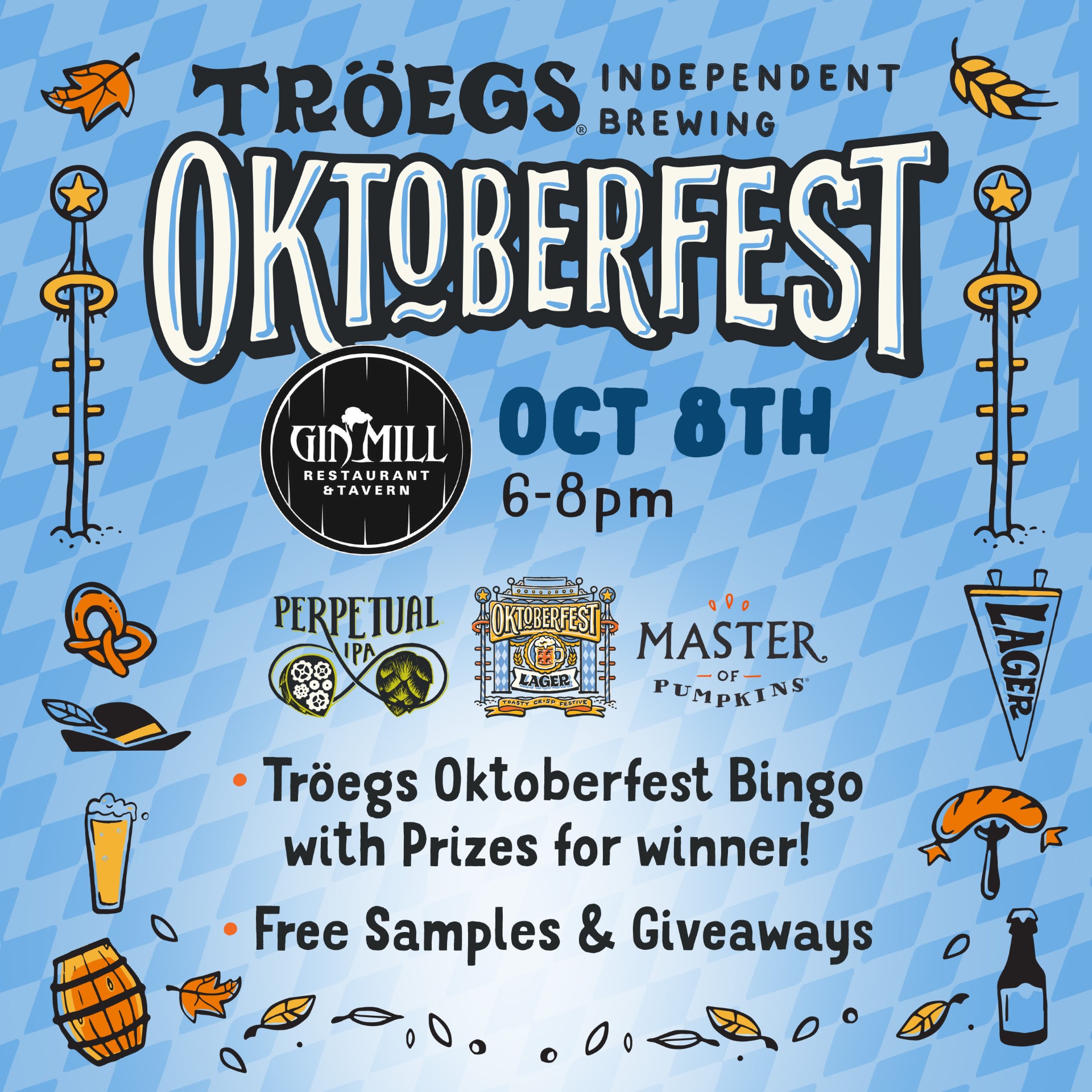 Oktoberfest Bingo @ Lebanon Gin Mill